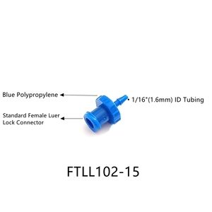 Conector de manguera de PP resistente a químicos 1/16 3/32 1/8 5/32 3/16 1/4, adaptador Luer Lock de plástico macho y hembra para tuberías, accesorio Luer - Product Image 3