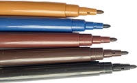 Marqueur de réparation de rayures en polyester fin de qualité supérieure avec encre permanente, largeur d'écriture de 1 mm, couleurs personnalisables, vente en gros