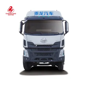 chinese 6x4 6 wheel tractor truck 6x4 Chenglong H57d tractor truck 6x4 375hp dump truck head for sale
