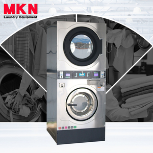 Lave-linge et sèche-linge à pièces de monnaie très vendus, 25 kg, avec fonction de lavage à pièces de monnaie, lave-linge commercial pour les blanchisseries - Product Image 3