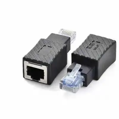 Rj45 jack ethernet konektor rj45 cat6 keystone jack konektor tahan air bnc usb tipe-c ke rj45 converter