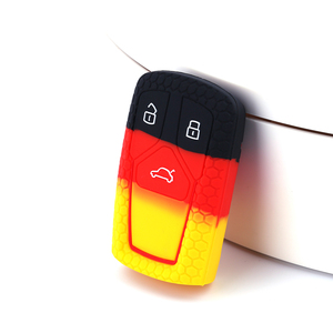 Hot Bán Chất Lượng Cao Màu Sắc Hỗn Hợp Silicone 3-Nút Chìa Khóa Xe Bìa Mạnh Mẽ Chống Thả Cho Đức Thị Trường - Product Image 1