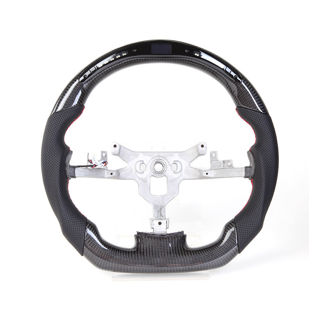 Fibre de carbone véritable et LED