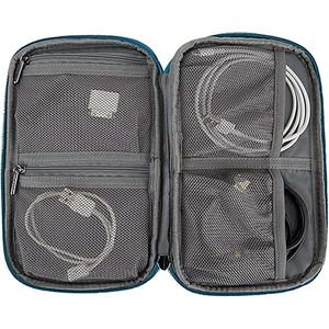 Bolsa organizadora de tecnología, duradera, azul, para almacenamiento de dispositivos electrónicos, mantiene los cables y accesorios tecnológicos desenredados y organizados - Product Image 3