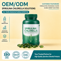 Gélules de Spiruline et Chlorelle 240 unités OEM ODM Marque Privée Vente en Gros Haute Qualité Complément Alimentaire Quotidien pour Hommes