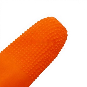 Guantes de goma antideslizantes con protecciones para los dedos, resistentes al desgaste y engrosados, para conteo de efectivo, recolección agrícola y protección laboral. - Product Image 1
