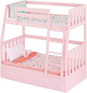 Baby <strong>Doll</strong> <strong>Bunk</strong> <strong>Beds</strong> <strong>Doll</strong> Cribs for 18 Inch <strong>Dolls</strong> Wooden <strong>Doll</strong> <strong>Beds</strong> Cribs Fits American Girls (Wood 2 Pcs <strong>Beds</strong>) - Product Image 1