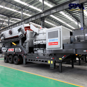 מפעל ריסוק נייד עבור חצץ וקצר אבן קשה. 850t/h קיבולת אבן ניידת - Product Image 2