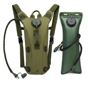 DFP1018 Camouflage Khaki Green Black Camping Ridding Sports Ranger Water Polyester <b>Backpack</b> with 2.5L 3L Water Bladder - Product Image 3