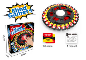 Jeu de société familial rapide 26 lettres pour courses de mots et apprentissage du temps, jouets en plastique pour enfants, vente en gros - Product Image 6