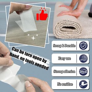 Carpet <strong>Tape</strong> Double Sided Adhesive Rug <strong>Gripper</strong> Double Sided Rug <strong>Tape</strong> for Area Rugs Over Carpet for Hardwood Floors - Product Image 2