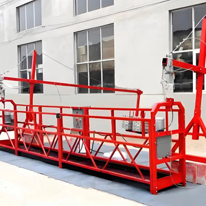 Plateforme suspendue de travail avec treuil électrique à câble pour le nettoyage des vitres, la construction, le levage de bâtiments, robot mural - Product Image 1
