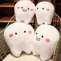 Vente en gros : Peluche dentaire douce, décoration sur le thème du dentiste, cadeau créatif pour événements pour enfants, coussin d'hygiène bucco-dentaire, promotion