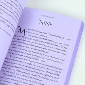 A4/A5 Custom Softcover Fantasy Novel <b>Book</b> Printing Sprayed Edges Services - Product Image 4