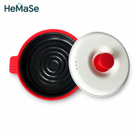 Plaque de cuisson micro-ondes en silicone avec grille, accessoires de cuisine pour réchauffer rapidement les aliments