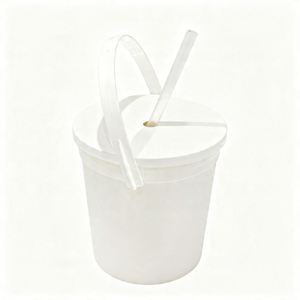 Seau à rhum réutilisable de 32 oz avec poignée et couvercle anti-éclaboussures, décorations de fête modernes pour bars à cocktails - Product Image 6
