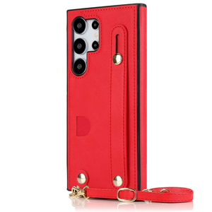 Étui de téléphone en cuir avec cordon réglable, antichoc, portable, <span class=keywords><strong>collier</strong></span>, bandoulière, étui de téléphone portable pour <span class=keywords><strong>Samsung</strong></span> <span class=keywords><strong>S10</strong></span> S23 S24 S25 S26 - Product Image 2