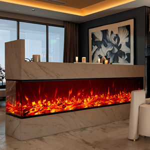 Foyer linéaire européen élégant à lumière LED 2000 MM intégré à trois côtés verre électrique hôtel coin <span class=keywords><strong>Insert</strong></span> Installation anglais - Product Image 1