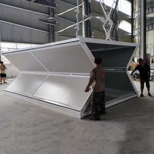 Casa contenedor plegable 2 dormitorios 40ftx20ft Prefab Modular Tiny Home para la venta Edificio de oficinas y uso en hoteles Instalación rápida - Product Image 4