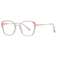 Lunettes de lecture à monture carrée bloquant la lumière bleue pour adultes - Monture intégrale en alliage TR90