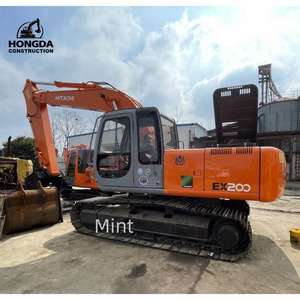 Japanese Brand Used Hitachii EX200-5 ZX200-5 20 Ton Crawler Backhoe Excavator EX120 EX100WD with Competitive Price on <b>Sale</b> - Product Image 1