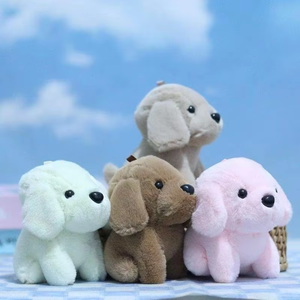 ตุ๊กตาหมาพันธุ์น่ารักแบบใหม่ ของเล่นตุ๊กตาขนนุ่ม พวงกุญแจ พร้อมไส้ใยฝ้าย PP ขนาดเล็ก มีจำหน่ายราคาส่ง - Product Image 5