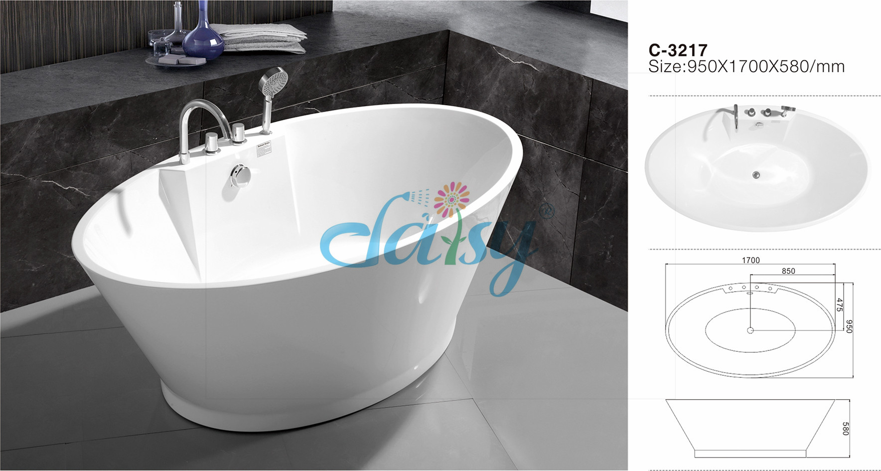 Современная Белая модная отдельно стоящая Ванна для взрослых, распродажа, гидромассажная Ванна на 1 человек, лучшая акриловая Ванна