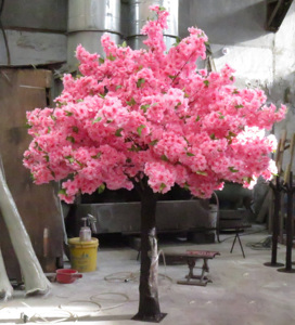 Real Factory Plant Ornament Fast Delivery Home Decoration Artificial <strong>Palm</strong> Canada Cherry Blossom <strong>Tree</strong> - Product Image 6