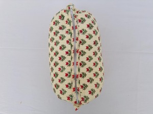 Bolsa de Aseo Acolchada de Algodón, Hecha a Mano, con Estampado de Bloques y Bordado, para Cosméticos y Artículos de Aseo, para Viaje - Product Image 5