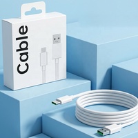 Cable de Datos USB Tipo C de Carga Súper Rápida de 65w, 1m 1.5m 2M, para Teléfonos Móviles de las Series Xiaomi y Huawei