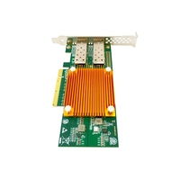 PCIe 10g Tarjeta de red Fot Server Dual Port Fiber 10 Gigabit Ethernet Adapter con Intel 82599es Chip Networking Products NIC