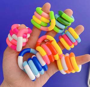 ของเล่นไวรัลทวิสท์ คริสตัลซีรีส์ ของเล่นฝึกสมาธิแบบยืดหยุ่นหลากสี ของเล่นคลายเครียดสำหรับเด็กและผู้ใหญ่ ขายส่ง - Product Image 1