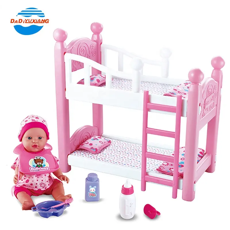 Baby enlighten toy bunk doll bed for sale