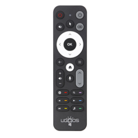 UGOOS UR02 Remote Control suara BT dengan pengganti giroskop untuk Ugoos AM8 AM6B X4 X4Q TOX3 TOX4 Android kotak TV untuk Google Home
