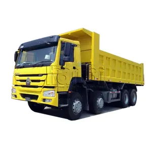 12 bánh 30 mét khối 40 tấn sử dụng HOWO 8*4 / 8x4 Xe Tải Tự Đổ 8x4 Xe Tải tipper