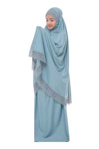 SIPO ชุดอิสลามมุสลิมมุระห์อินโดนีเซีย,ปักลายลูกไม้รอมฎอนอิสลามผู้หญิงสิงคโปร์ - Product Image 3