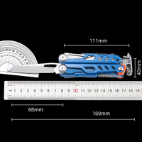 Alicates Multiherramienta EDC con Logotipo Personalizado, Cuchillo Plegable para Camping, Alicates Portátiles de Supervivencia para Exteriores con Funda de Nailon