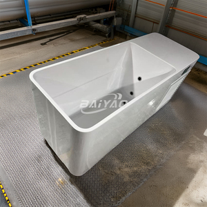 Baignoire autoportante moderne <span class=keywords><strong>en</strong></span> acrylique pour bain froid, design écologique, idéale pour la maison et les spas extérieurs – Meilleures ventes - Product Image 2
