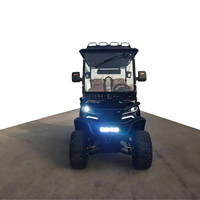 Voiture de golf amphibie électrique à 4 roues certifiée CE 48V RC-05 avec 7-8 sièges, boîte de chargement, autonomie de 90 km