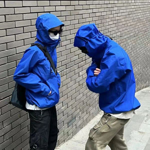 <span class=keywords><strong>Chaqueta</strong></span> <span class=keywords><strong>Impermeable</strong></span> Ligera al por Mayor de 10000 <span class=keywords><strong>mm</strong></span>, Cortavientos con Cierre de Cremallera para Hombre y Mujer, <span class=keywords><strong>Chaqueta</strong></span> Delgada para Exteriores - Product Image 4