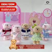 Chasingbeauty Teddy Island Animal Crossing - Série de jupes aux designs mignons - Peluche super douce - Remplissage en coton PP - Plusieurs couleurs