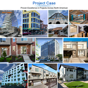 Ventanas Modernas con Rotura de Puente Térmico, Vidrio Templado Tintado, Ventana Abatible Horizontal de Aluminio Estrecho para Apartamentos y <span class=keywords><strong>Hoteles</strong></span> - Product Image 6