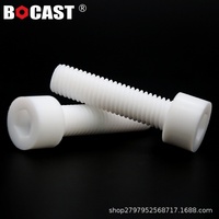 Vis à tête hexagonale ronde en PTFE pour boulon en fluorocarbone