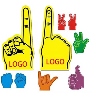 Özel spor parti ekran-baskılı taşınabilir hafif <span class=keywords><strong>EVA</strong></span> büyük tezahürat köpük parmak el olaylar için - Product Image 3