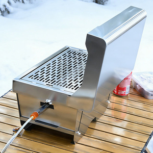 Griglia BBQ Portatile in Acciaio <span class=keywords><strong>Inox</strong></span> 304 <span class=keywords><strong>per</strong></span> <span class=keywords><strong>Barbecue</strong></span> Marino, Griglia Verticale <span class=keywords><strong>per</strong></span> Barca, Griglia a Gas con Copertura Completa - Product Image 1
