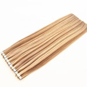 Pelo expreso al por mayor de la cutícula alineada extensión del cabello humano 100 virgen ruso de la cinta del pelo - Product Image 3