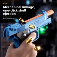 Pistola de Juguete de Balas Blandas para Niños Borta M92, Mecánica, Semiautomática, Segura, para Juegos de Disparos al Aire Libre, Unisex, Plástico ABS, 14 Años o Más