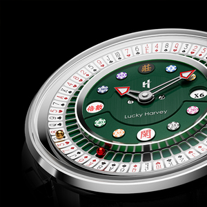 Reloj Automático Lucky Harvey con Diseño de Póker y <span class=keywords><strong>Ruleta</strong></span> para Dos Jugadores, 43 mm, Acero 316L, Zafiro, Diversión de <span class=keywords><strong>Casino</strong></span> - Product Image 6