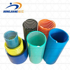 Linh Hoạt Sprial Mùa Xuân Gia Cố Pvc Ống Nước Bơm Nước Hose Pvc Hút Hose 1 2 3 4 6 8 10 12Inch