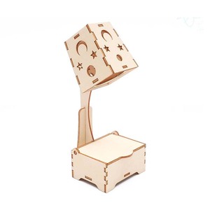 Lampada da tavolo in legno fai da te scienza esperimento kit self made scienza giocattolo educativo per laboratorio, casa, aula, scuola - Product Image 1